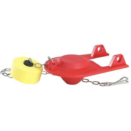 Toilet Flapper, Red, Adjustable MPN:2004BP