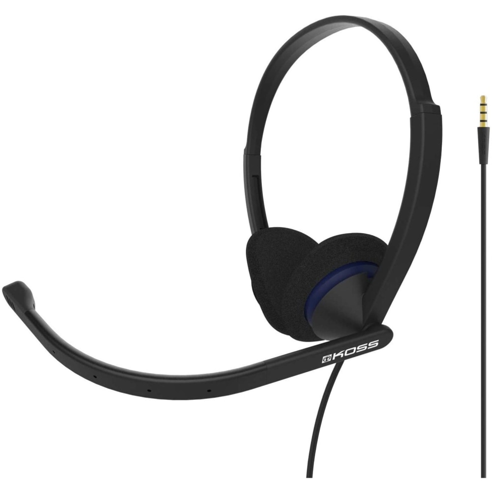 Koss CS200i Headset - Stereo - Mini-phone (3.5mm) - Wired - 32 Ohm - 20 Hz to 22 kHz - Over-the-head, Ove - 194324 MPN:194324