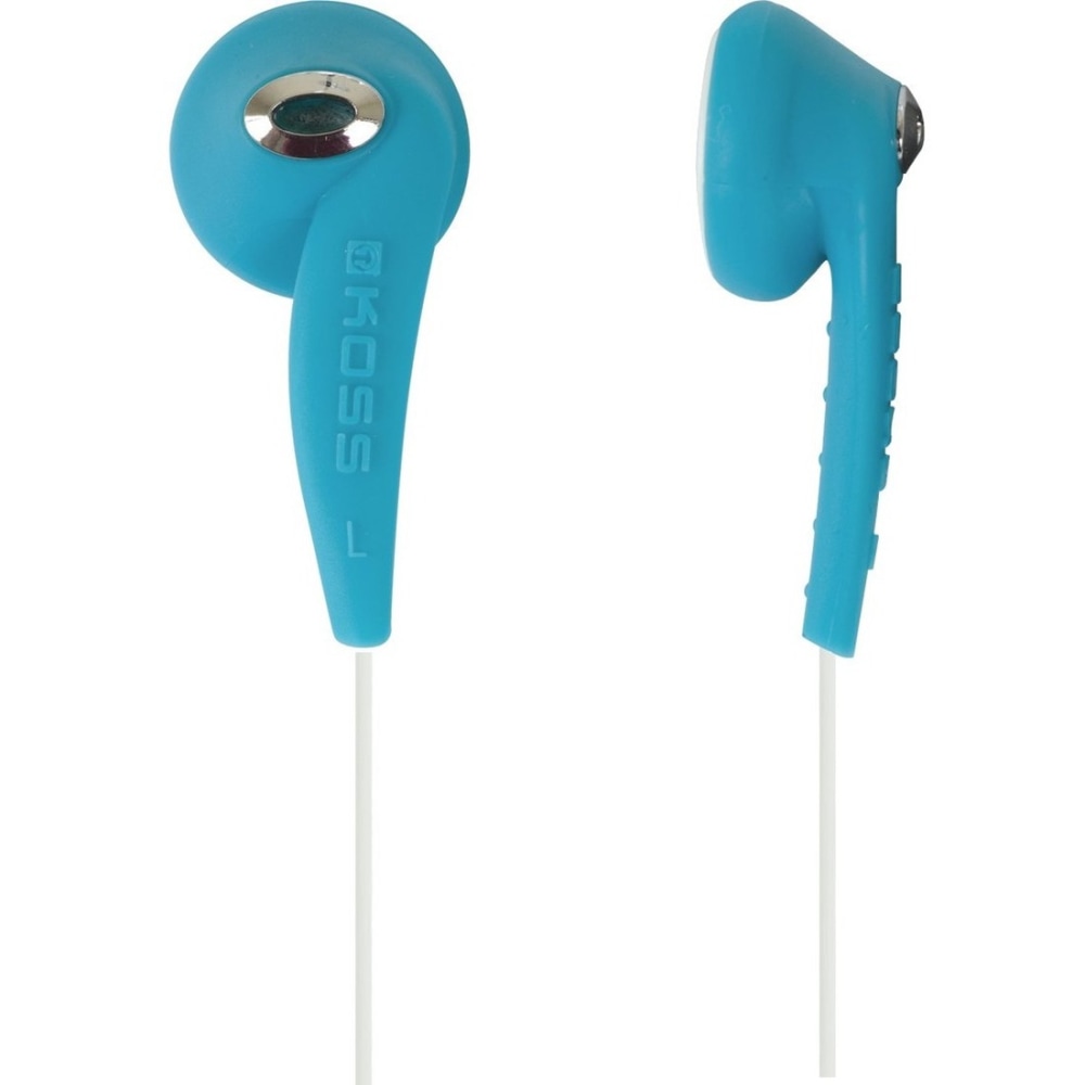 Koss KE10 JAMS Earbuds - Stereo - Mini-phone (3.5mm) - Wired - 32 Ohm - 40 Hz to 20 kHz - Earbud - Binaural - Outer-ear - 4 ft Cable - Orange MPN:KE10C