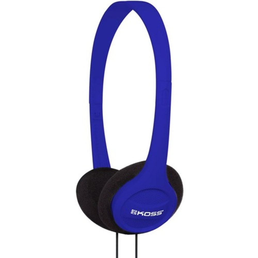 Koss KPH7 Headphone - Stereo - Blue - Wired - 32 Ohm - 80 Hz 18 kHz - Over-the-head - Binaural - Supra-aural - 4 ft Cable (Min Order Qty 7) MPN:KPH7B