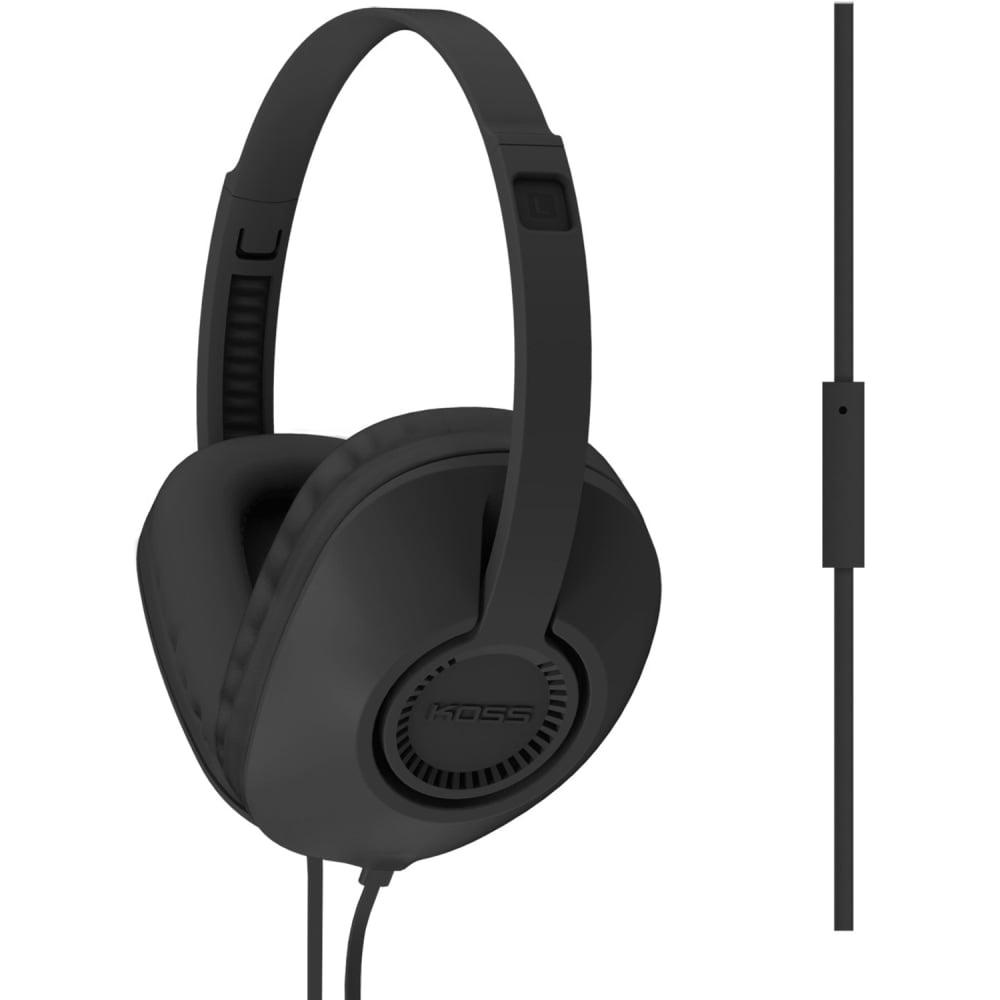 Koss UR23i Headset - Stereo - Mini-phone (3.5mm) - Wired - 34 Ohm - 20 Hz - 20 kHz - Over-the-head - Binaural - Circumaural - 3.94 ft Cable - Black MPN:189270