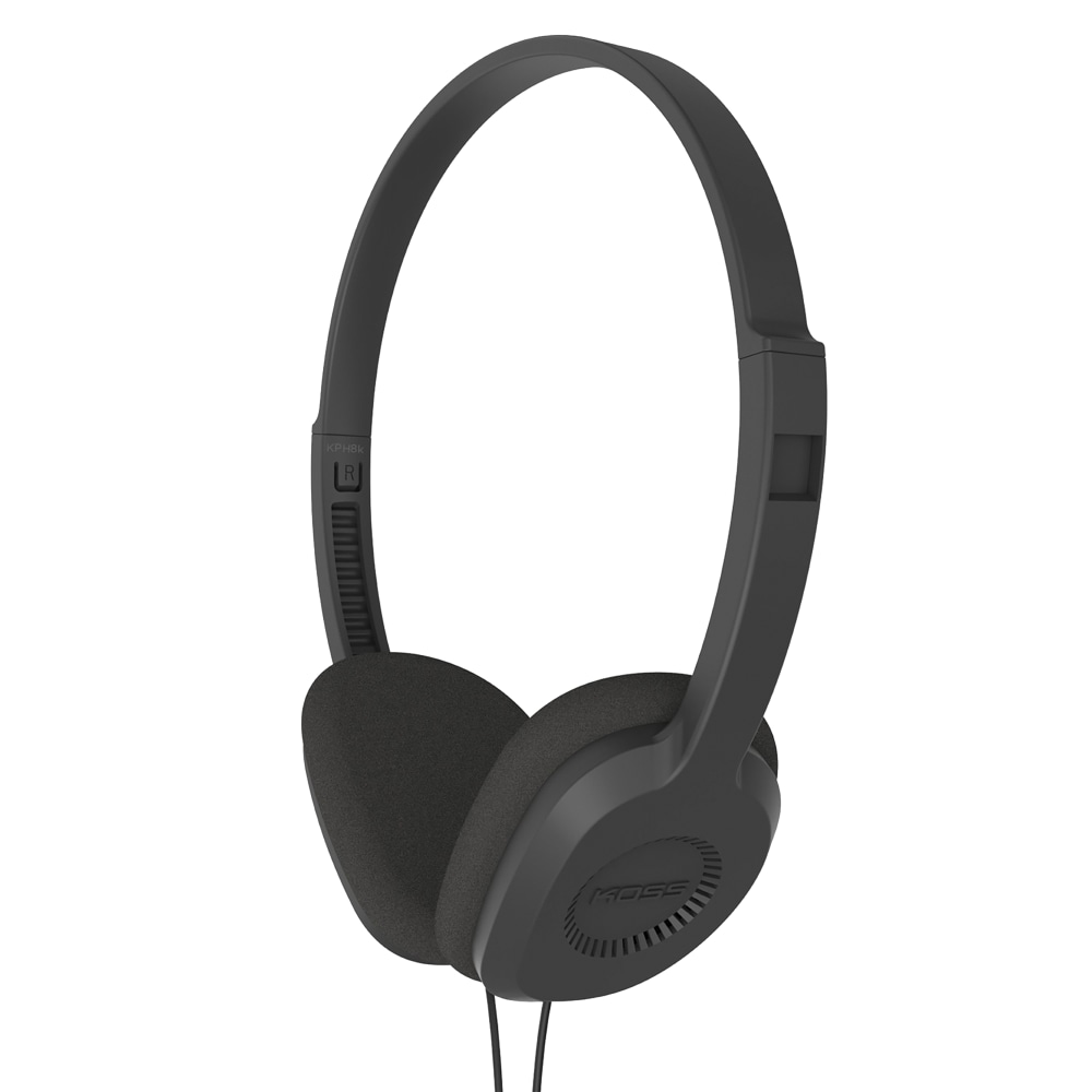Koss KPH8 On-Ear Headphones, Black, 195603.101 MPN:195603.101