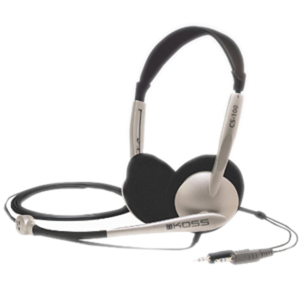 Koss CS100 Binaural Headset - Wired Connectivity - Stereo - Over-the-head MPN:CS100