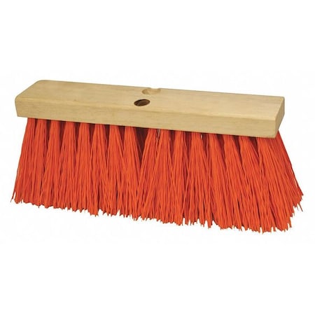18 in Sweep Face Sweeping Broom, Orange MPN:CC195-01