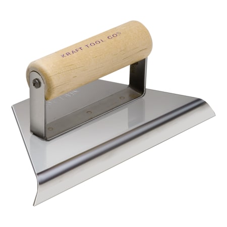 R Stainless Steel Tapered Hand Edge, 1/2