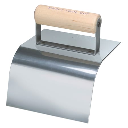 Curb Tool w/Wood Handle, 6