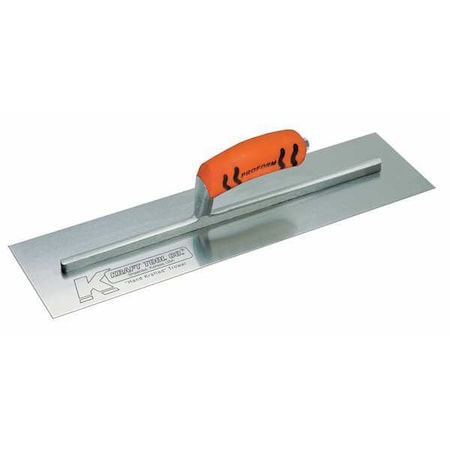 Square End Trowel, 18inL, 4inW, CarbonSteel MPN:CF227PF