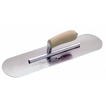 Pool Trowel, Round, 3 x 10 in, Swedish SS MPN:CF325