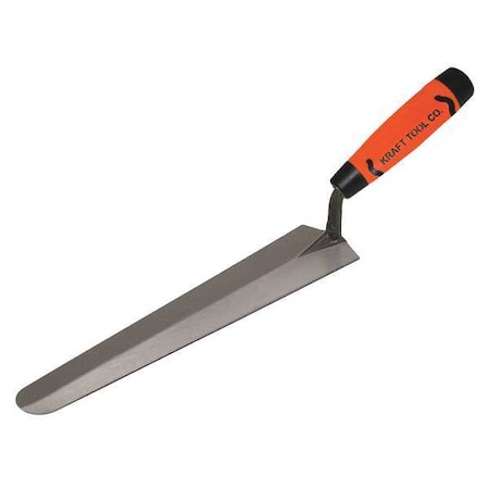 Duck Bill Trowel, Square, 2 x 10 in, Steel MPN:GG444PF
