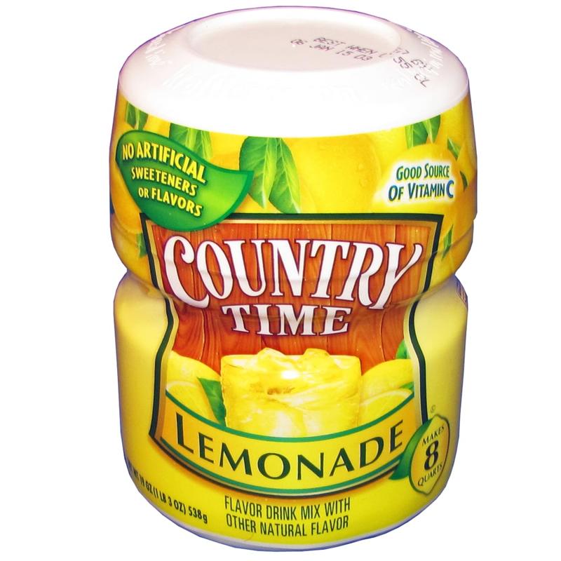 Country Time Lemonade Drink Mix, 19 Oz, Case Of 12 MPN:95117