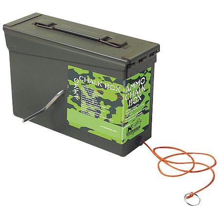 Chalk Line Reel, 24 oz, Braided, 150 ft L MPN:GG302