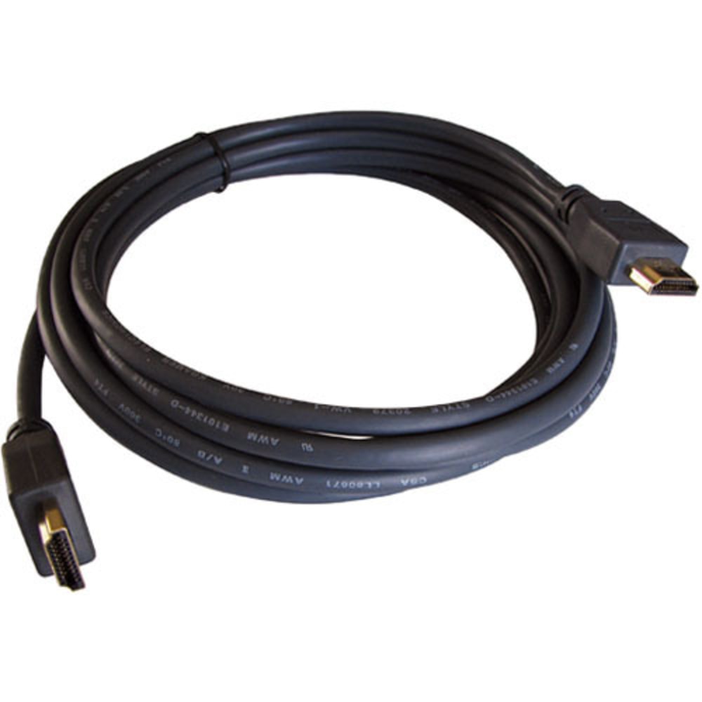 Kramer C-HM/HM Series C-HM/HM-6 - HDMI cable - HDMI male locking to HDMI male locking - 6 ft - triple shielded - gray - 4K support MPN:C-HM/HM-6