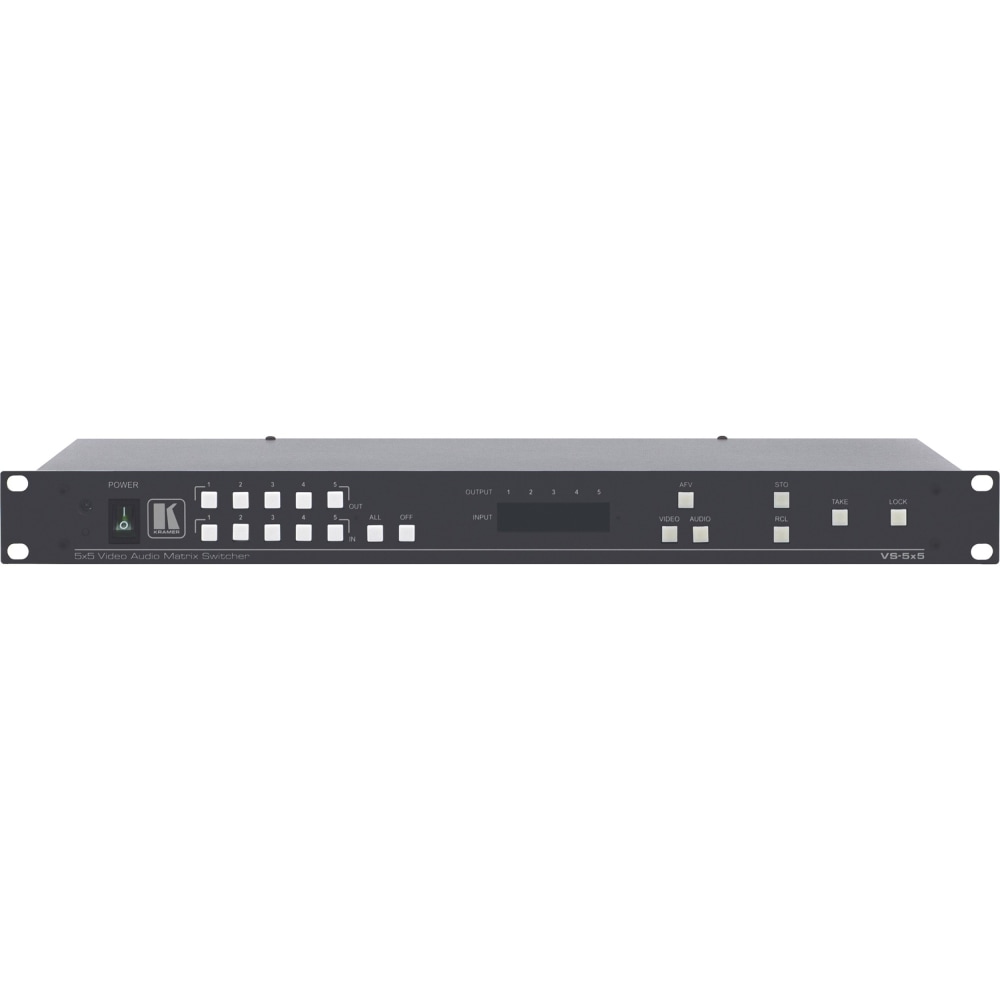 Kramer VS-5x5 Video Audio Matrix Switcher - Video Recorder, Video Player Compatible - VS-5X5 MPN:VS-5X5