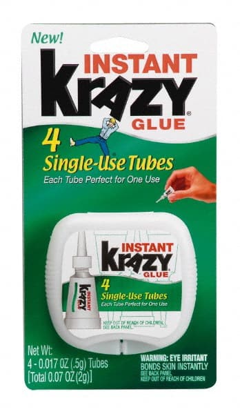 Adhesive Glue: 0.17 oz Tube, Clear MPN:KG58248SN