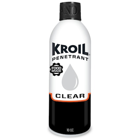 Penetrant, 10 oz, Aerosol Spray Can, Petroleum Distillates Base, 120 Degrees F Max Op Temp, H1- Food Grade, Colorless MPN:CKS102