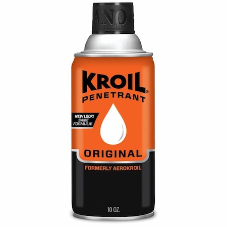 Penetrating Lubricant, 10 oz, Aerosol Spray Can, Petroleum Distillates Base, 270 Degrees F Max Op Temp, Not Rated, Red MPN:KS102C