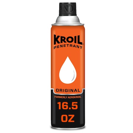 Penetrating Lubricant, 16.5 oz, Aerosol Spray Can, Petroleum Distillates Base, 270 Degrees F Max Op Temp, Not Rated, Red MPN:KS162C