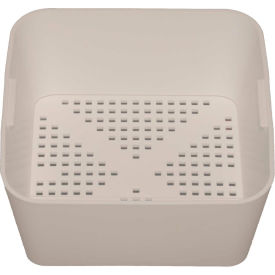 Krowne 30-145 - Small Deep Style White Plastic Floor Drain Strainer 30-145