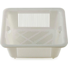 Krowne 30-147 - Medium White Plastic Kitchen Floor Drain Strainer 30-147