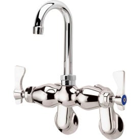 Krowne 15-625L - Royal Series Adjustable Wall Mount Faucet with 3-1/2