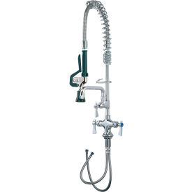 Krowne 18-508L - Royal Series Deck Mount Space Saver Pre-Rinse w/ Add-On Faucet 8