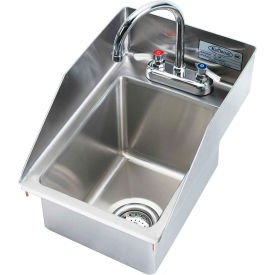 Krowne® HS-1225 Drop-In Hand Sink With Side Splashes 5
