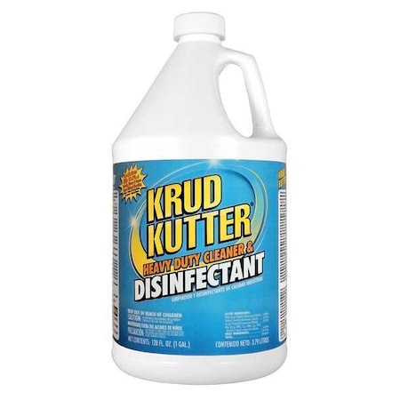 Cleaner and Disinfectant, Bottle, 1 gal, Unscented MPN:DH012