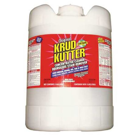 Cleaner/Degreaser Stain Remover, Jug, 5 gal, Concentrated, Water Based, Non Toxic MPN:KK05
