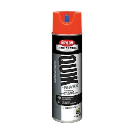 Inverted Marking Paint, 17 oz., Fluorescent Safety Red, Solvent -Based MPN:A03613007