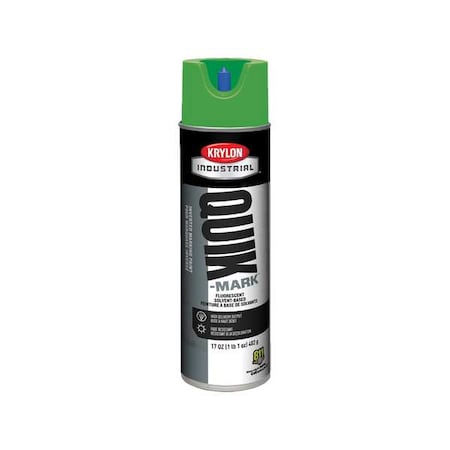 Inverted Marking Paint, 17 oz., Fluorescent Green, Solvent -Based MPN:A03614007