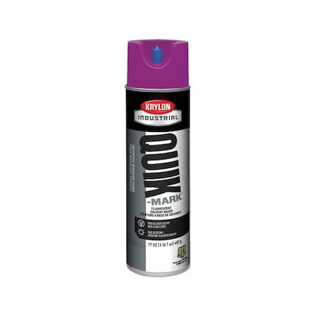 Inverted Marking Paint, 17 oz., Fluorescent Purple, Solvent -Based MPN:A03615007