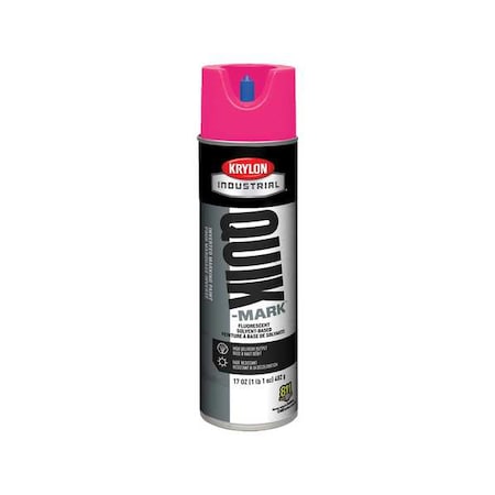 Inverted Marking Paint, 17 oz., Fluorescent Hot Pink, Solvent -Based MPN:A03622007