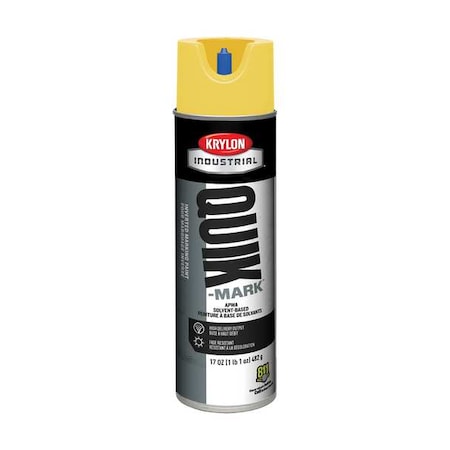 Inverted Marking Paint, 20 oz., High Visibility Yellow, Solvent -Based MPN:A03821007
