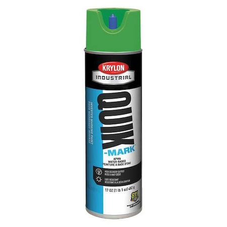 Inverted Marking Paint, 17 oz., Brilliant White, Water -Based MPN:A03901004