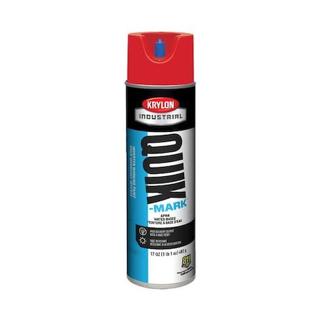 Inverted Marking Paint, 17 oz., Brilliant Red, Water -Based MPN:A03911004