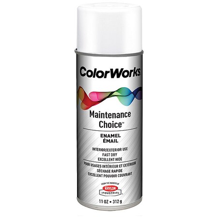 Spray Paint, White, Gloss MPN:CWBK01027
