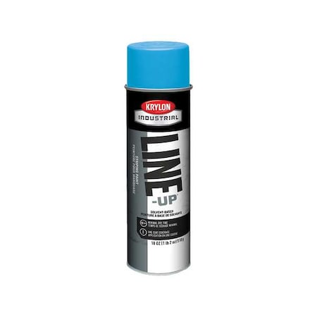 Pavement Striping Paint, 18 oz., Handicap Blue, Solvent -Based MPN:K00830208