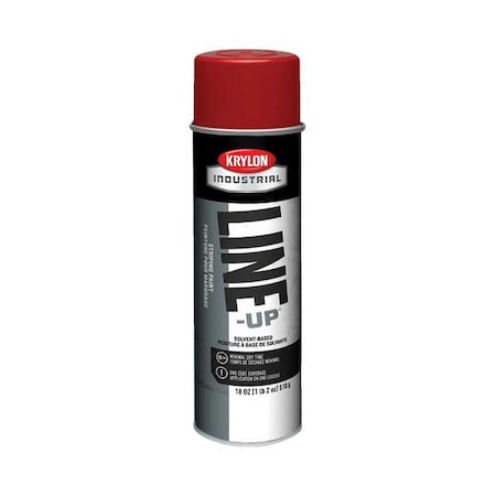 Pavement Striping Paint, 18 oz., Firelane Red, Solvent -Based MPN:K00830308