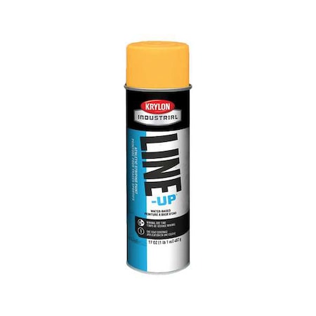 Athletic Field Striping Paint, 17 oz., Athletic Orange, Water -Based MPN:K00830708