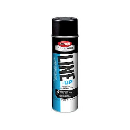 Athletic Field Striping Paint, 17 oz., Athletic Black, Water -Based MPN:K00832008