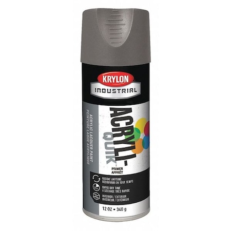 Spray Primer, Gray, Flat Finish, 12 oz. MPN:K01318A07