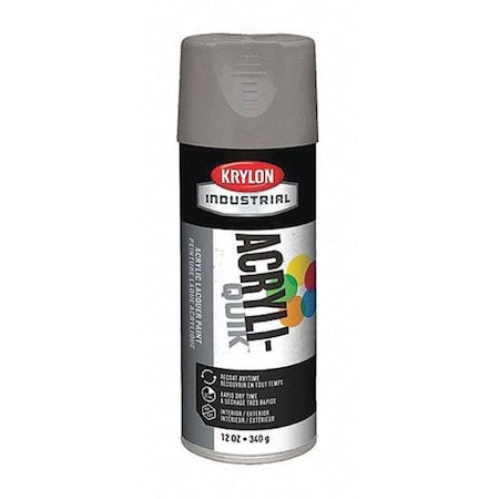 Spray Paint, Smoke Gray, Gloss, Solvent, 12 oz MPN:K01608A07