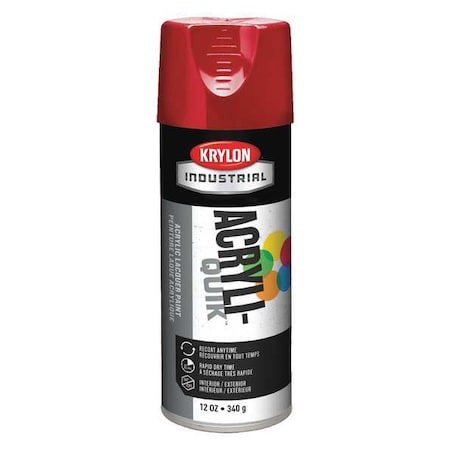 Spray Paint, Banner Red, Gloss, Solvent, 12 oz MPN:K02108A07
