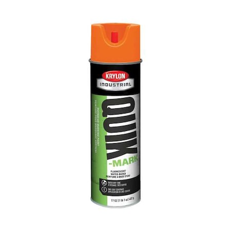 Over Head Marking Paint, 17 oz., Fluorescent Orange, Water -Based MPN:K04003000