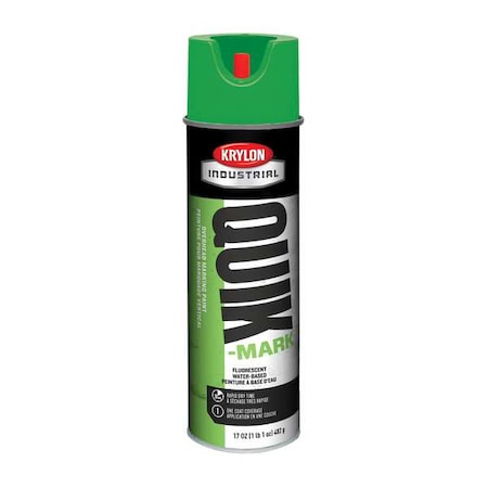Over Head Marking Paint, 17 oz., Fluorescent Green, Water -Based MPN:K04005000