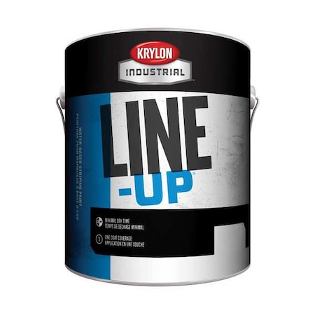 Pavement Striping Paint, 1 gal., Parking Lot White, Water -Based MPN:K41130404-16
