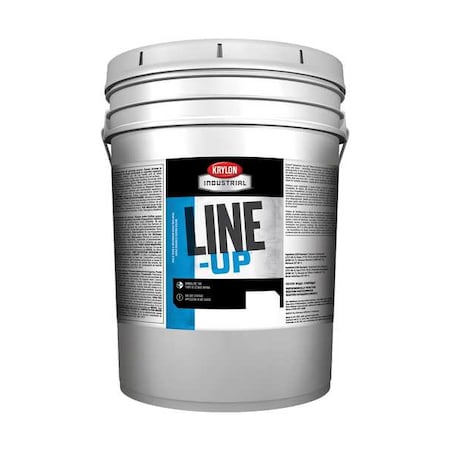 Pavement Striping Paint, 5 gal., Parking Lot White, Water -Based MPN:K41130404-20