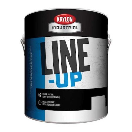Pavement Striping Paint, 1 gal., Parking Lot Yellow, Water -Based MPN:K41132920-16
