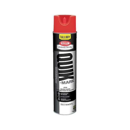 Inverted Marking Paint, 22 oz., Red, Solvent -Based MPN:T03611007