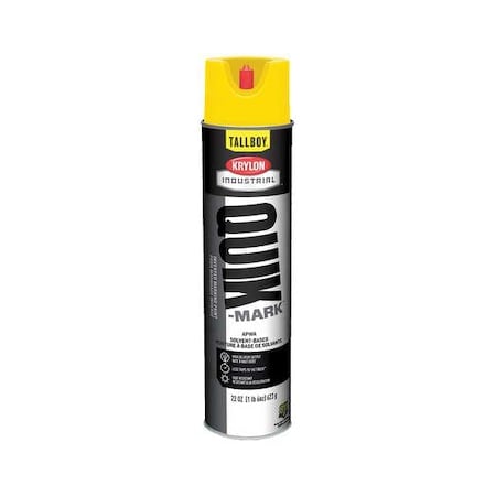 Inverted Marking Paint, 22 oz., High Visibility Yellow, Solvent -Based MPN:T03821007